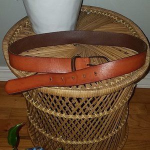 Madewell Brown Leather Wide Belt